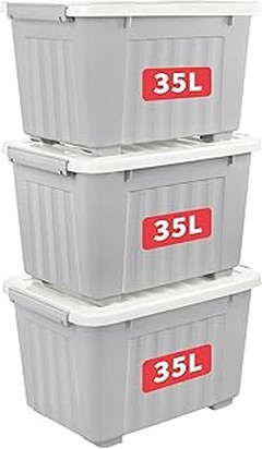 Mejores cajas de plástico apilables para juegos de mesa sin caja original