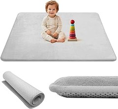 Comparativa de materiales en tapetes de juego: textil y goma