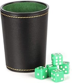 ¿Cómo elegir el mejor cubilete para dados de cuero y tela?