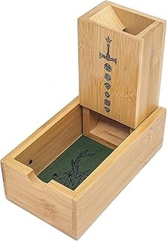 Las mejores torres de dados plegables de madera para tus partidas