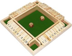 Dados de madera para juegos clásicos