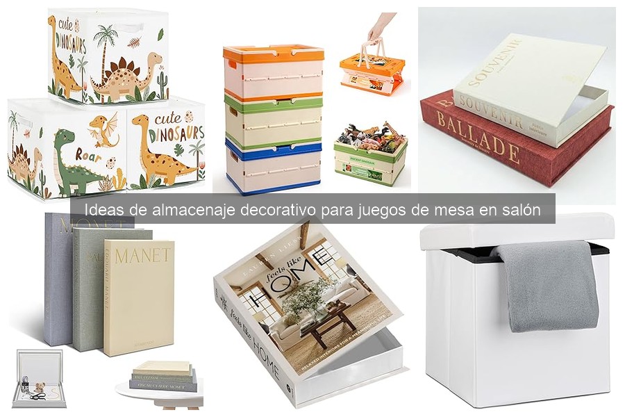 Accesorios de Almacenaje para Juegos de Mesa Decorativos