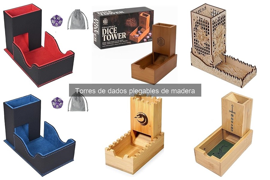 Accesorios recomendados para torres de dados plegables
