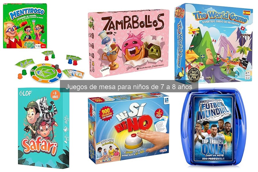 Actividades alternativas a juegos de mesa para niños de 7 a 8 años