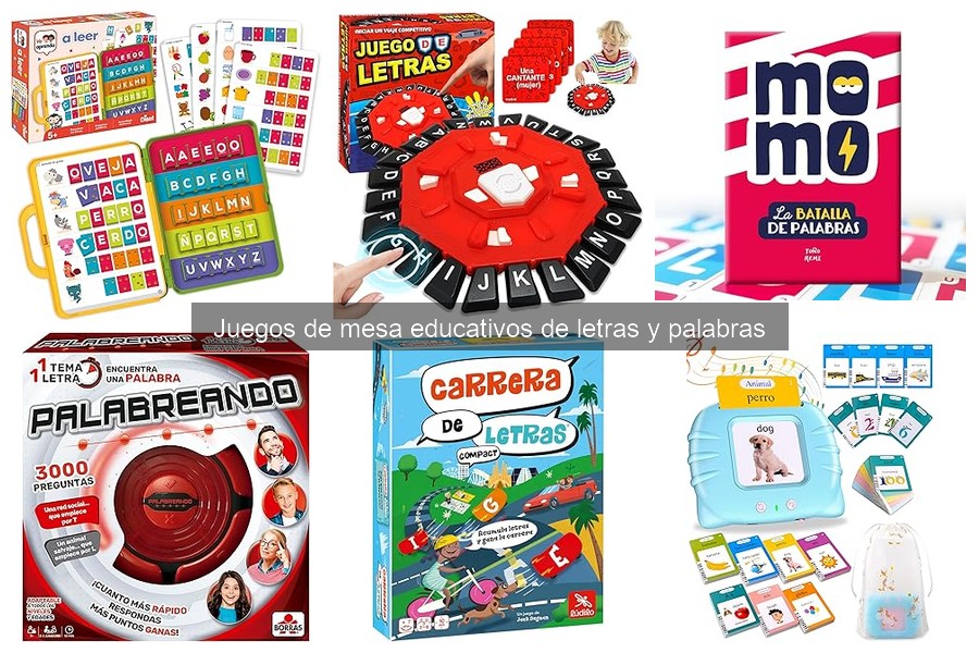 Actividades complementarias para juegos de letras y palabras