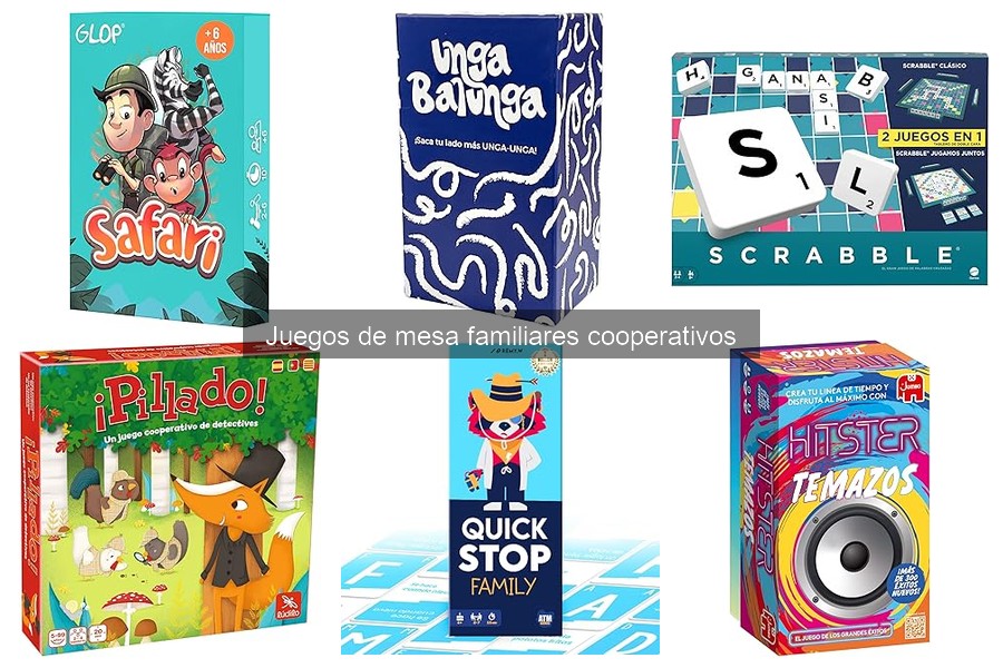 Actividades complementarias para juegos de mesa cooperativos