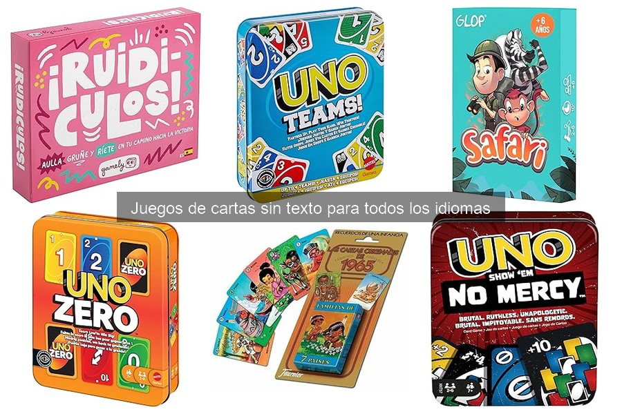 Actividades Creativas con Juegos de Cartas sin Texto