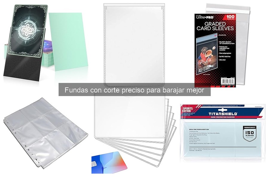 Alternativas a fundas con corte preciso para barajar mejor