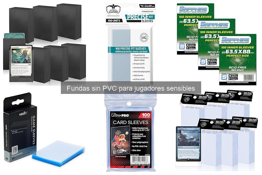 Alternativas a fundas sin PVC para jugadores sensibles