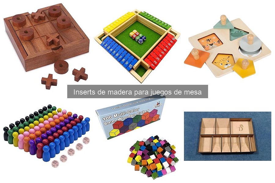Alternativas a inserts de madera para juegos de mesa