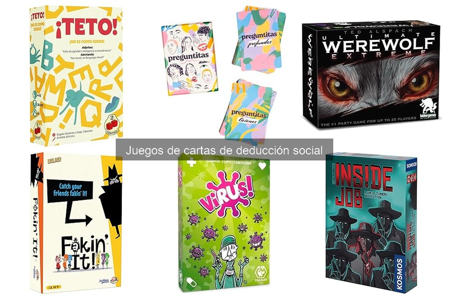 Alternativas a juegos de cartas de deducción social