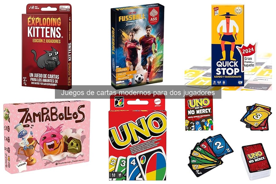 Alternativas a Juegos de Cartas Modernos para Dos Jugadores