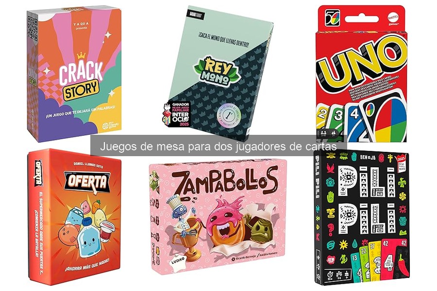 Alternativas a juegos de cartas para dos jugadores