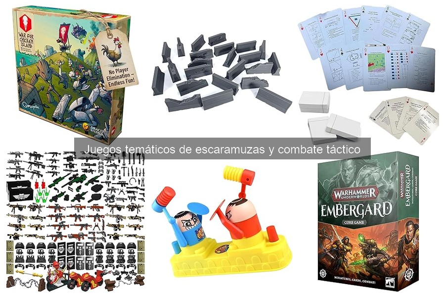 Alternativas a juegos de escaramuzas y combate táctico