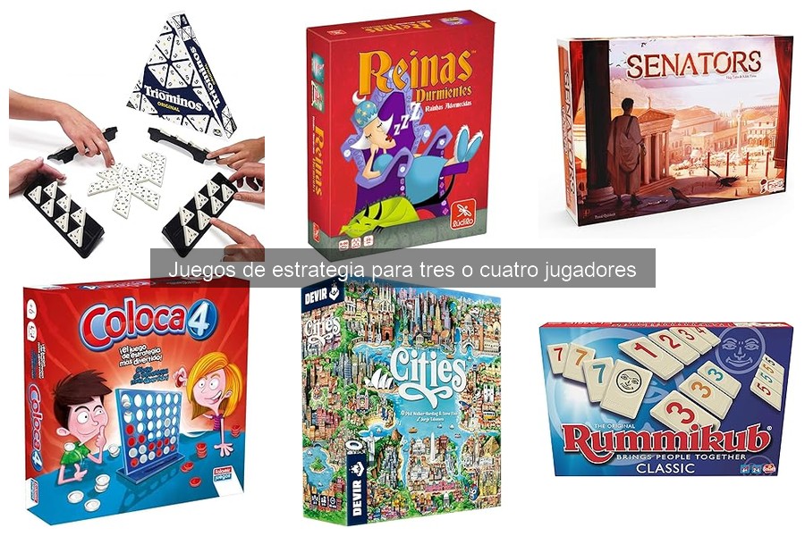 Alternativas a Juegos de Estrategia para 3-4 Jugadores
