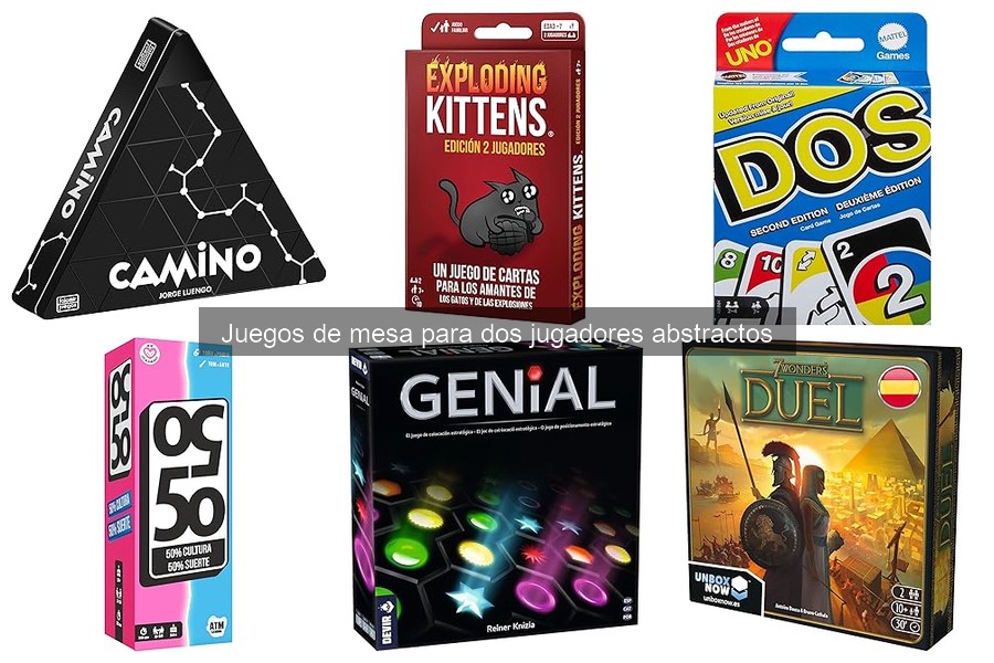 Alternativas a Juegos de Mesa Abstractos para Dos Jugadores