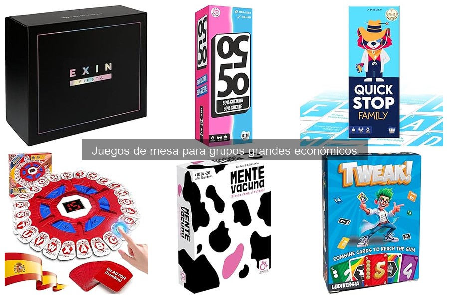 Alternativas a juegos de mesa clásicos para grupos grandes