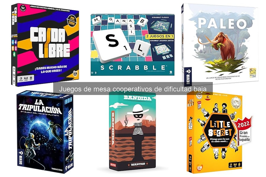 Alternativas a juegos de mesa cooperativos de dificultad baja
