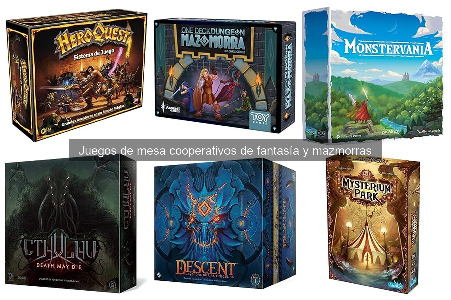 Alternativas a Juegos de Mesa Cooperativos de Fantasía