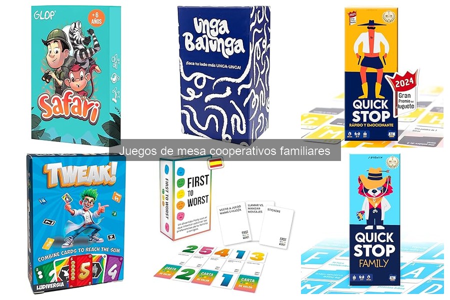 Alternativas a Juegos de Mesa Cooperativos Familiares