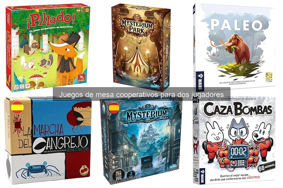 Alternativas a juegos de mesa cooperativos para 2 jugadores