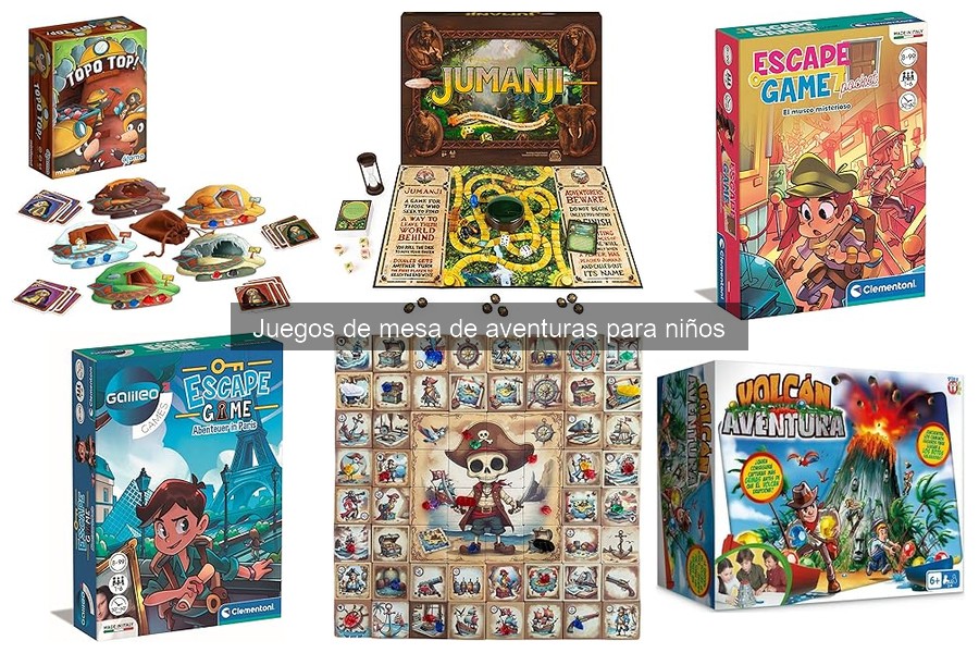 Alternativas a juegos de mesa de aventuras para niños
