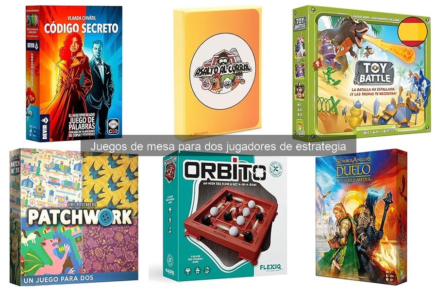 Alternativas a juegos de mesa de estrategia para dos jugadores