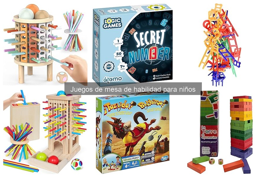 Alternativas a juegos de mesa de habilidad para niños