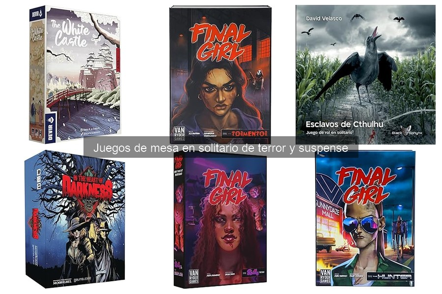 Alternativas a juegos de mesa de terror en solitario