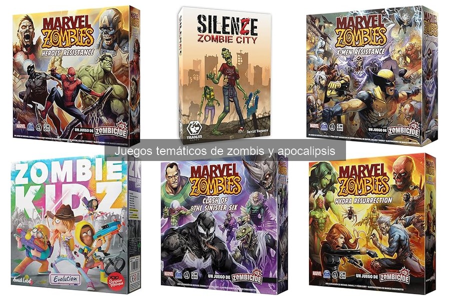 Alternativas a juegos de mesa de zombis populares