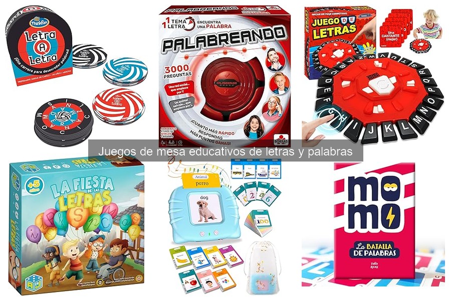 Alternativas a Juegos de Mesa Educativos de Letras y Palabras