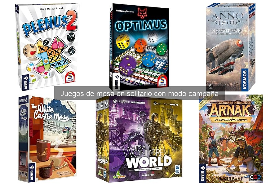 Alternativas a juegos de mesa en solitario con campaña