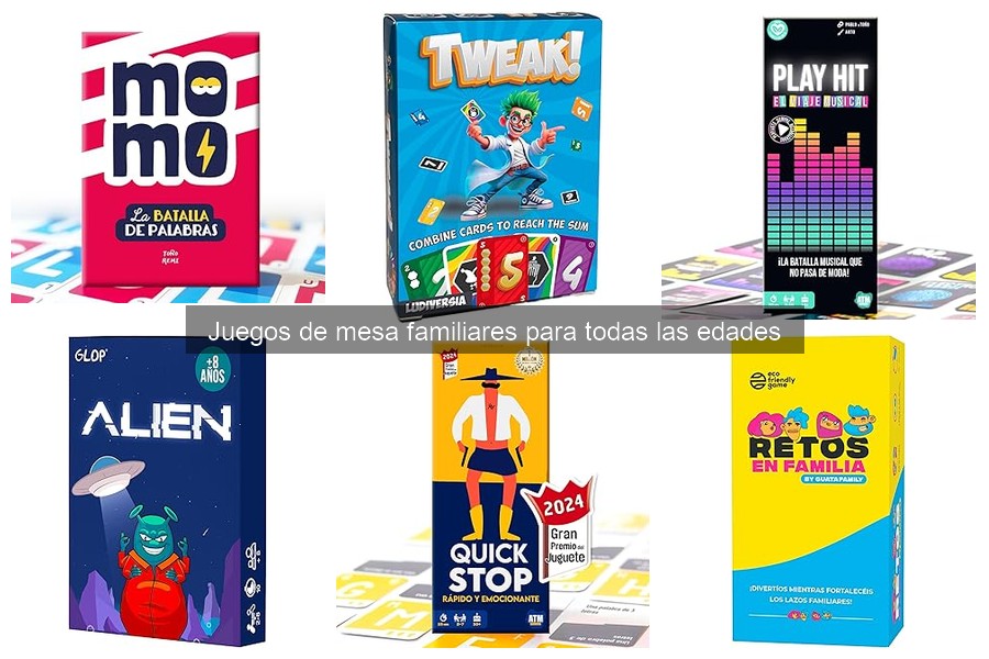 Alternativas a Juegos de Mesa Familiares Conocidos