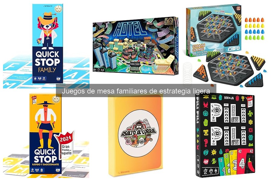 Alternativas a Juegos de Mesa Familiares de Estrategia Ligera