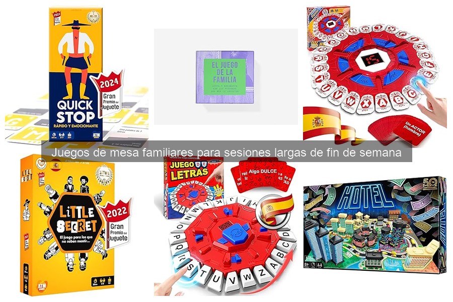 Alternativas a Juegos de Mesa Familiares para Fines de Semana