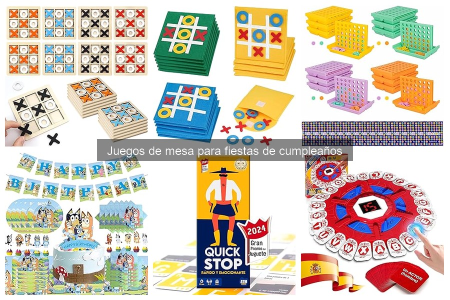 Alternativas a Juegos de Mesa para Fiestas de Cumpleaños