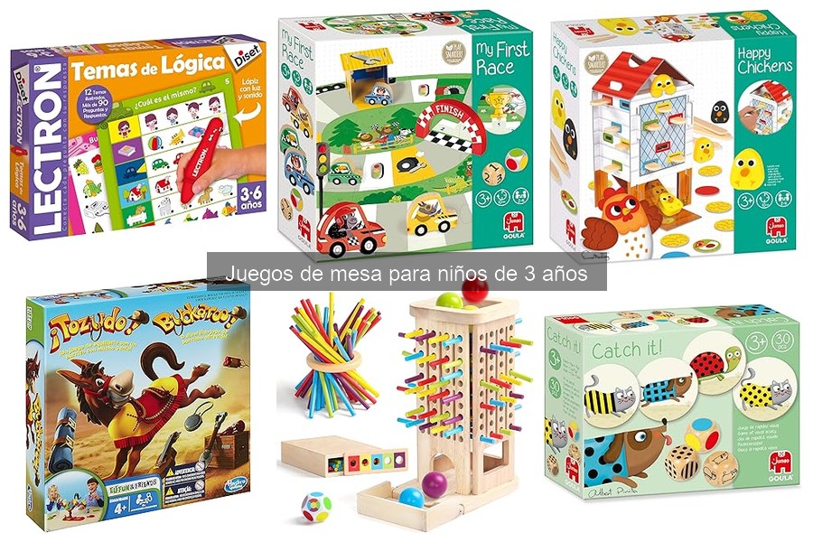 Alternativas a Juegos de Mesa para Niños de 3 Años