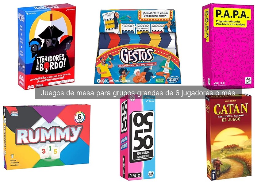 Alternativas a juegos de mesa populares para grupos grandes