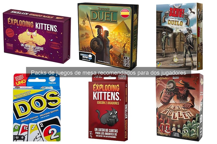 Alternativas a juegos de mesa tradicionales para dos jugadores