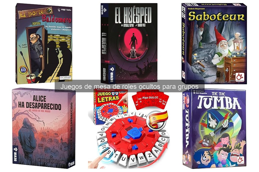 Alternativas a Juegos de Roles Ocultos para Grupos