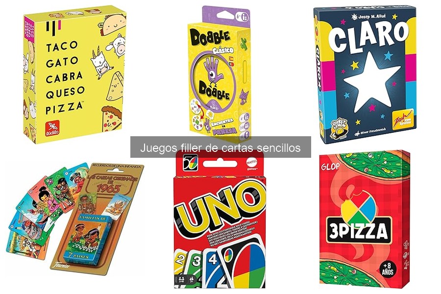 Alternativas a Juegos Filler de Cartas Sencillos