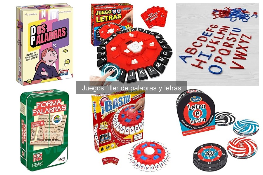 Alternativas a Juegos Filler de Palabras y Letras