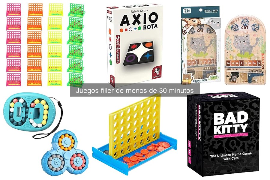 Alternativas a Juegos Filler: Nuevas Opciones en Menos de 30 Minutos