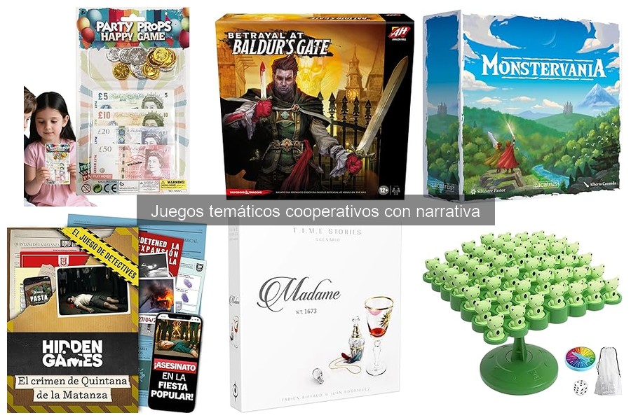 Alternativas a juegos temáticos cooperativos narrativos