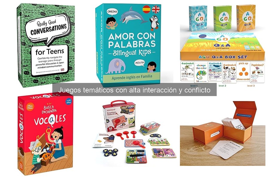 Alternativas a juegos temáticos de alta interacción