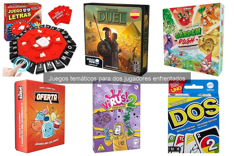 Alternativas a juegos temáticos para dos jugadores
