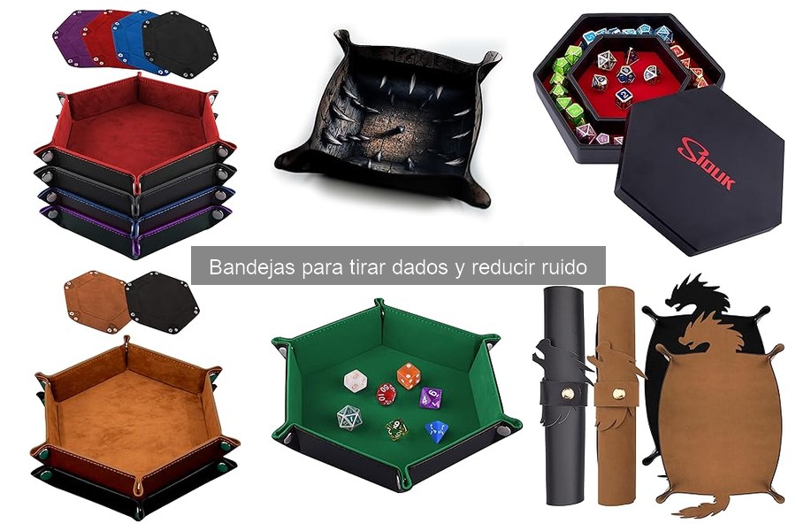Alternativas a las bandejas para tirar dados en juegos