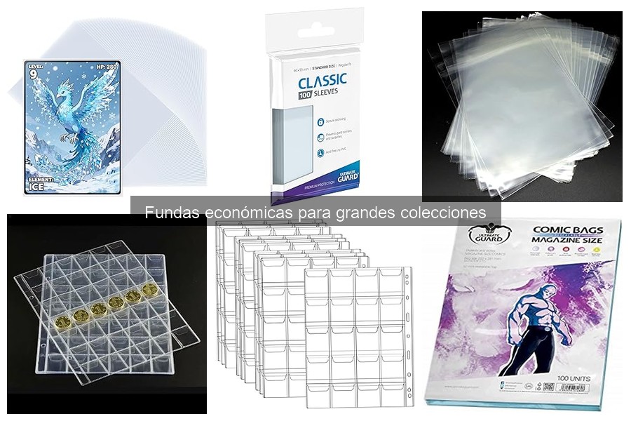 Alternativas a las fundas económicas para colecciones grandes