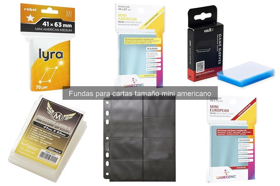 Alternativas a las Fundas para Cartas Tamaño Mini Americano