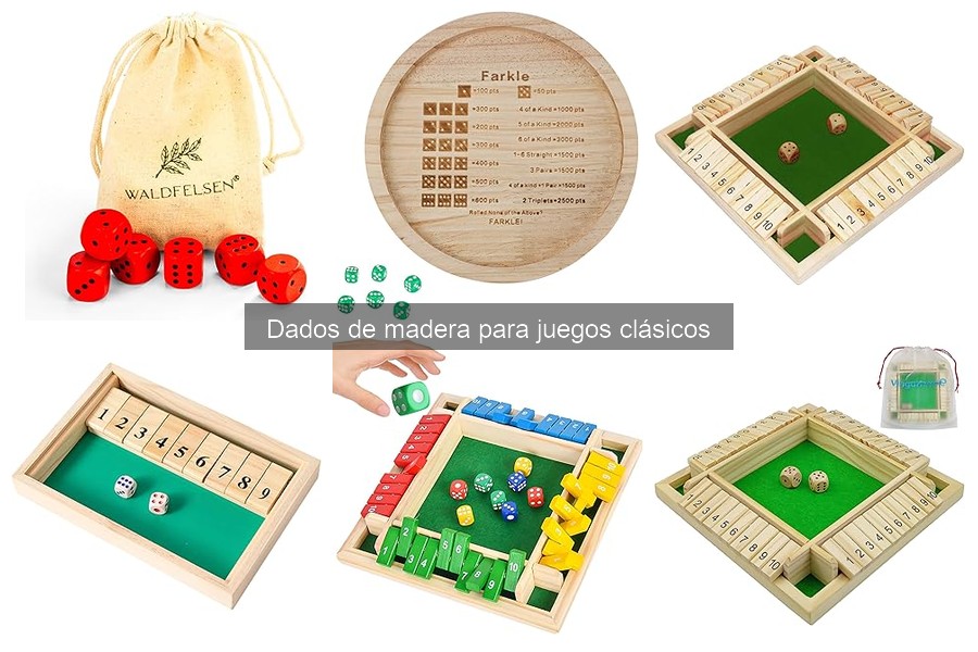 Alternativas a los Dados de Madera para Juegos Clásicos